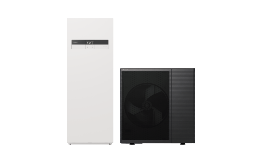 Pompa de caldura Panasonic Sistem hidraulic despicat toate într-un rezervor DHW de 185L, seria L, 1 fază, 5 kW, R290